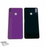 Vitre arrière + lentille caméra compatible pour Huawei honor 8X violette
