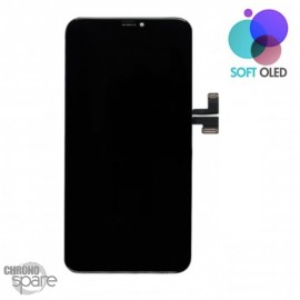 Ecran Oled + vitre tactile + adhésif iPhone 11 Pro Noir ( Soft OLED )