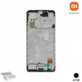 Ecran Oled + vitre tactile + châssis noir Xiaomi Redmi note 10 Pro 4G (Officiel)