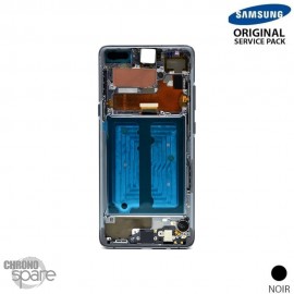 Ecran OLED + Vitre tactile noir sans batterie Samsung Galaxy S10/5G G977B/G978B (officiel)