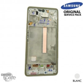 Ecran LCD + Vitre Tactile + Blanc Samsung Galaxy A53 5G A536B (officiel) Sans Batterie 
