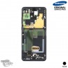 Ecran LCD + Vitre Tactile + châssis noir Samsung Galaxy S20 Ultra (officiel)