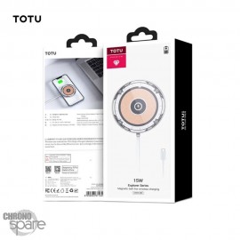 Chargeur à Induction magnétique 15W TOTU Edition transparente