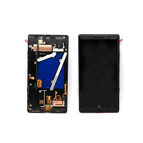 Vitre tactile + écran LCD + châssis Nokia Lumia 930 Noir