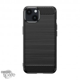 Coque souple carbone iPhone 14 Plus - Noir