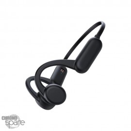 Ecouteurs Sport Bluetooth par Induction Osseuse X18 noir 