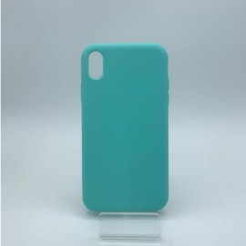 Coque en silicone pour iPhone X / XS bleu ciel
