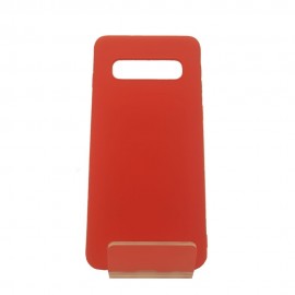 Coque en silicone pour Samsung Galaxy S10 G973F rouge