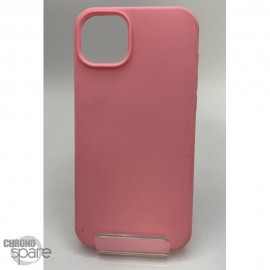Coque en silicone pour iPhone 14PLUS rose