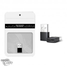 Adaptateur USB-C Femelle vers USB Noir