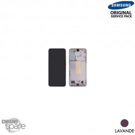 Ecran Oled + vitre tactile lavande Samsung Galaxy S23 Plus (S916B) (officiel)