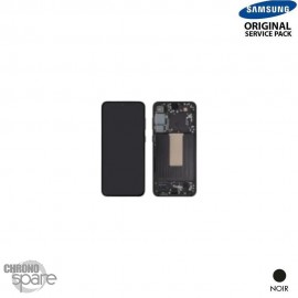 Ecran Oled + vitre tactile noir Samsung Galaxy S23 Plus (S916B) (officiel)