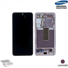 Ecran Oled + vitre tactile lavande Samsung Galaxy S23 S911B (officiel)