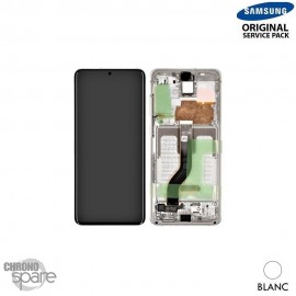 Ecran Oled + Vitre Tactile blanc Samsung Galaxy S20 Plus G985F/986B (officiel) 