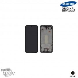 Ecran OLED + Vitre Tactile + châssis noir Samsung Galaxy A34 5G (A346B) (officiel) 