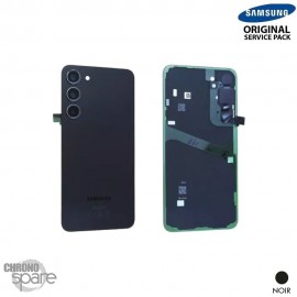 vitre arriere + vitre caméra noire Samsung Galaxy S23+ (S916B) (officiel)