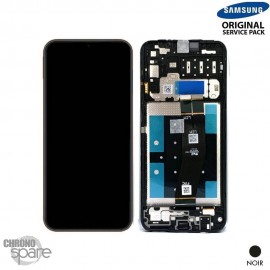 Ecran LCD + Vitre Tactile noir Samsung Galaxy A14 4G (A145F) (officiel)