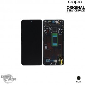 Ecran Oled + vitre tactile noir Oppo Reno 8 Pro 5G (officiel)