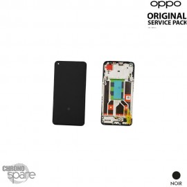 Ecran Oled + vitre tactile noir Oppo Reno 8 5G (officiel) 