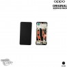 Ecran Lcd + vitre tactile noir Oppo Reno 7 4G (officiel) 