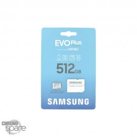 Carte mémoire Samsung Micro 512Go Evo Plus + Adaptateur