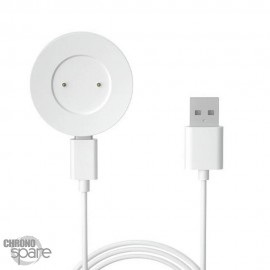 Câble de charge USB-A vers induction magnétique compatible pour Huawei / ECG / Dream / Honor Blanc