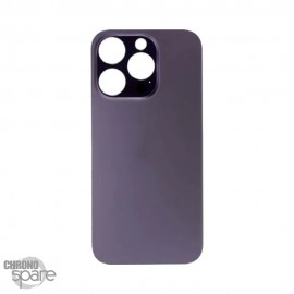 Plaque arrière en verre NEUTRE pour iPhone 14 Pro violet intense (pour machine laser)