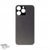 Plaque arrière en verre NEUTRE iPhone 14 Pro noir sidéral (pour machine laser)