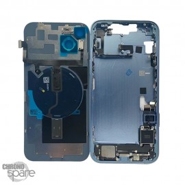 Châssis + plaque arrière NEUTRE iphone 14 plus bleu - avec nappes