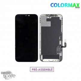 Ecran LCD + Vitre Tactile iphone 12 /12 Pro Noir + adhésif (COLORMAX edition)