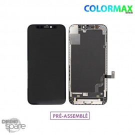Ecran LCD + Vitre Tactile iphone 12 Mini Noir + adhésif (COLORMAX edition)