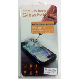 Vitre de protection en verre trempé Iphone 6 plus /6S plus /7 plus/8 plus avec Boîte