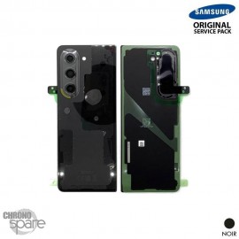 Vitre arrière + vitre caméra noire Samsung Galaxy Z Fold 5 F946B (Officiel)