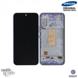 Ecran Oled + vitre tactile violet Samsung Galaxy A54 5G (A546B) (Officiel)