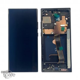 Ecran OLED + vitre tactile + châssis Noir Samsung Galaxy Note 20 Ultra 5G 