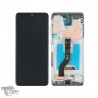 Ecran Soft OLED + Vitre Tactile + châssis Noir Samsung Galaxy S20 4G G980F / 5G G981B