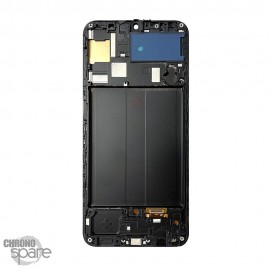 Ecran OLED + Vitre Tactile + Châssis Noir Samsung Galaxy A50 (A505F/A505U/A505G/A505W)