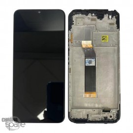 Ecran LCD + vitre tactile + chassis noir Xiaomi Redmi 10 5G