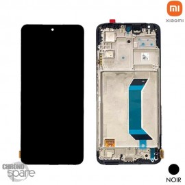 Ecran LCD + vitre tactile + châssis noir Xiaomi Poco X5/ Redmi Note 12 5G (Officiel)