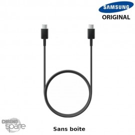 Câble Samsung 1.8m USB- C / USB-C 60W Fast Charge - Noir Sans boîte (Officiel)