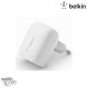 Chargeur secteur USB-C (20 W) Blanc (Officiel) BELKIN