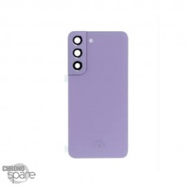 Vitre arrière + lentille caméra Bora violet Samsung Galaxy S22 S901B 