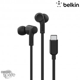 Écouteurs filaires Soundform USB-C Noir (Officiel) BELKIN