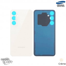 Vitre arrière + lentille caméra Crème Samsung Galaxy S23 FE (Officiel)