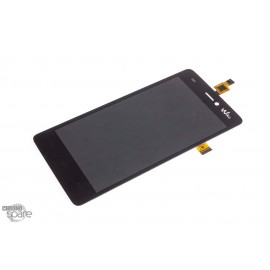 Ecran LCD et Vitre Tactile noire Wiko Highway Pure
