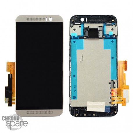 Ecran LCD et Vitre tactile Argent HTC One M9