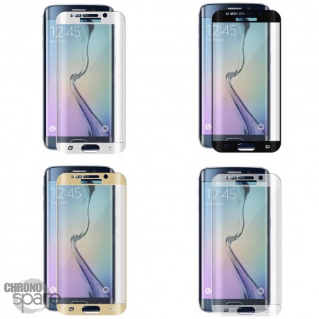 Vitre de protection incurvée Samsung Galaxy S6 Edge Plus Or