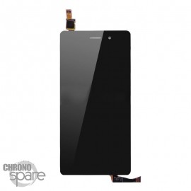 Ecran LCD + Vitre Tactile Noire + Chassis Huawei Ascend P8 Lite