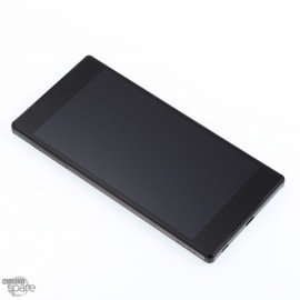 Ecran LCD + Vitre Tacile + Chassis noir Sony Xperia Z5 Premium Dual E6883 (officiel)