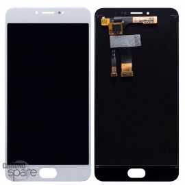 Ecran LCD + Vitre tactile Blanc Meizu M3 Note (M681H)
